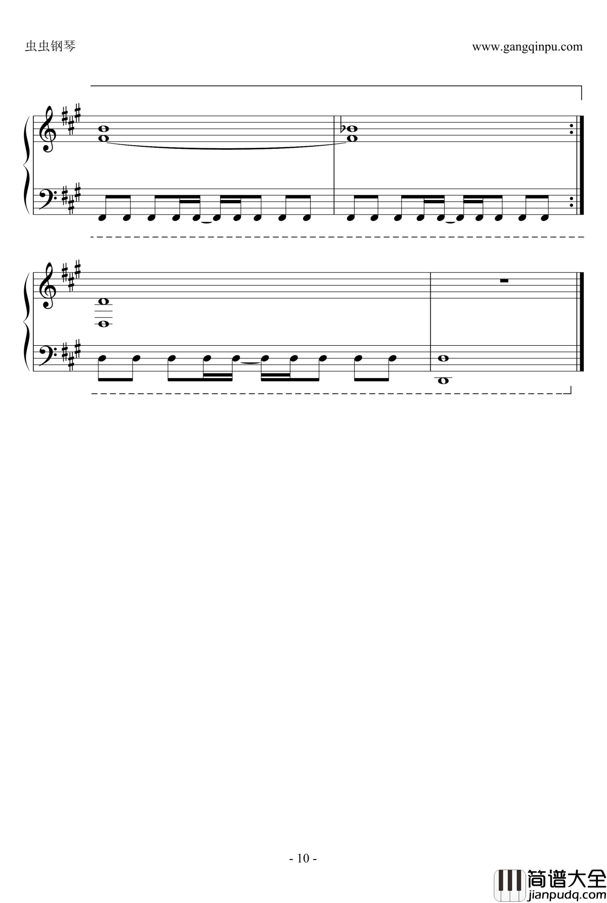 被诅咒的时计塔钢琴谱_恶魔城