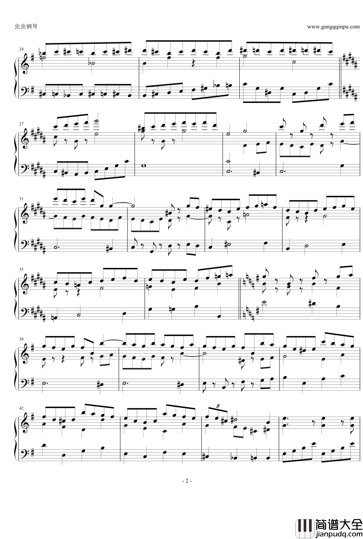 恶魔藏书阁钢琴谱_三晓月圆舞曲_声部修正版_山根ミチル