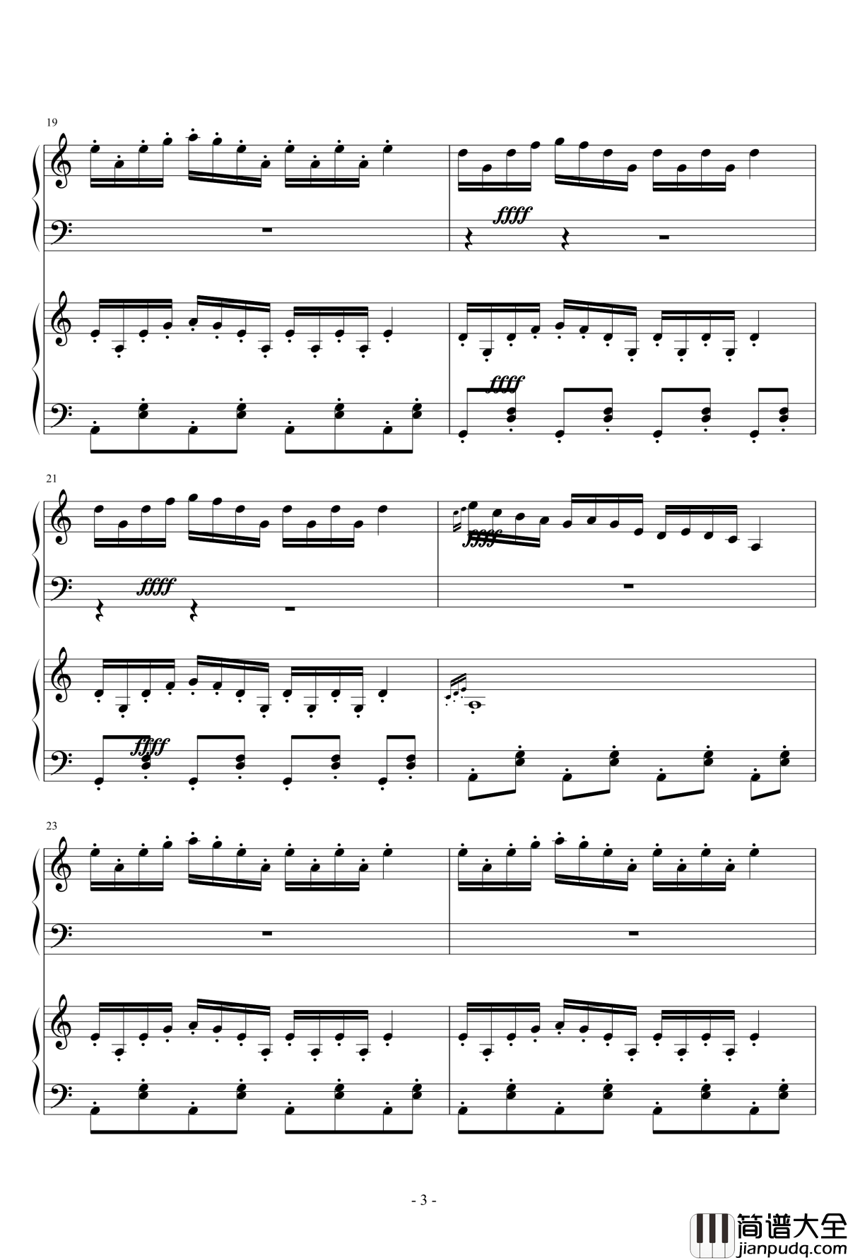 小猪之舞钢琴谱_COMICKER