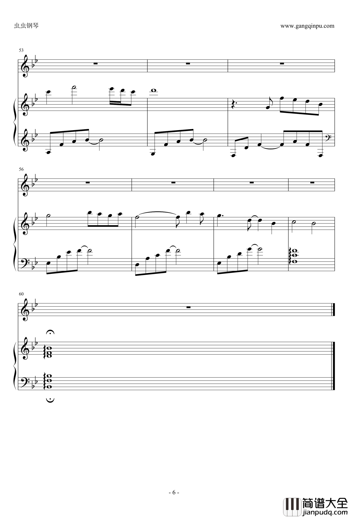 断点钢琴谱_萧敬腾