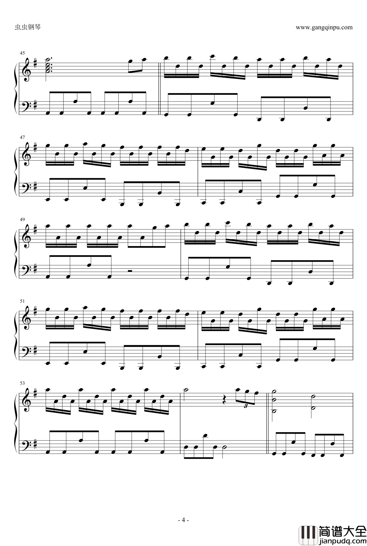 翼をください钢琴谱_山本润子