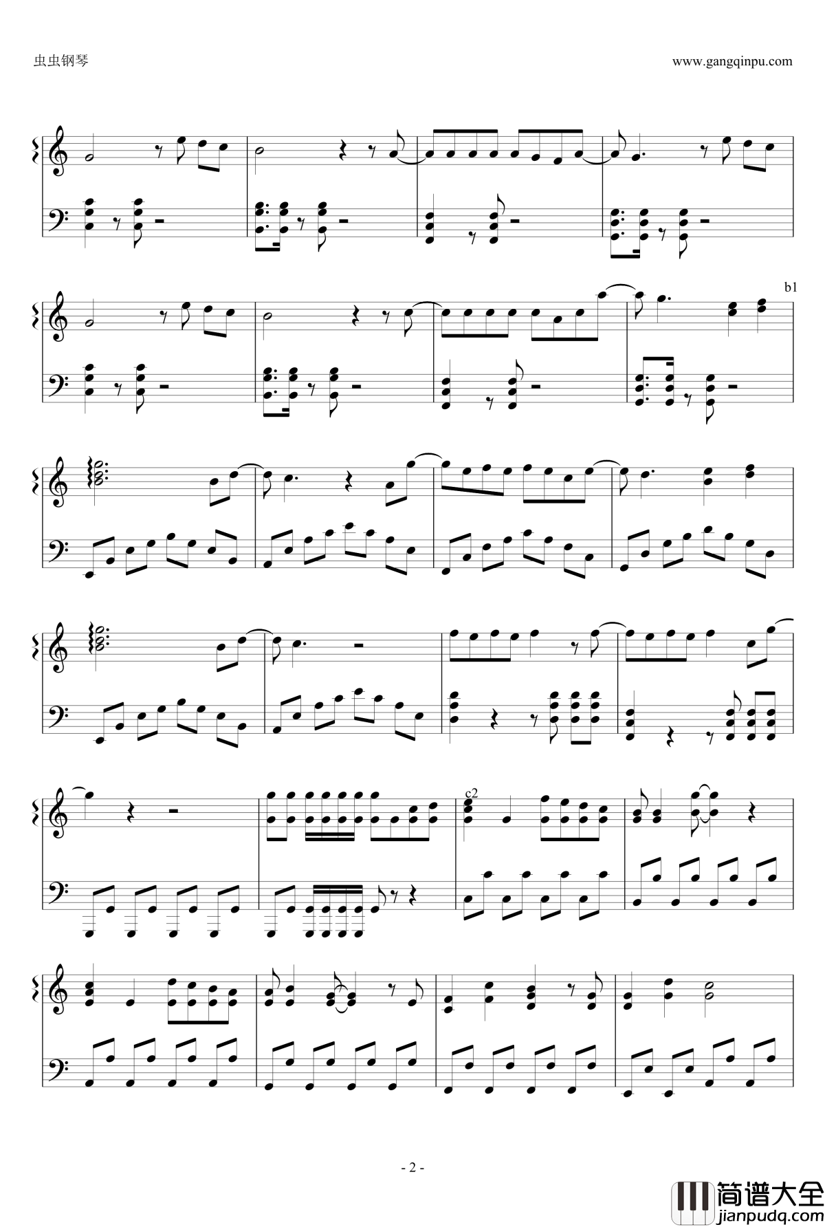 青春修炼手册原版钢琴谱_TFboys