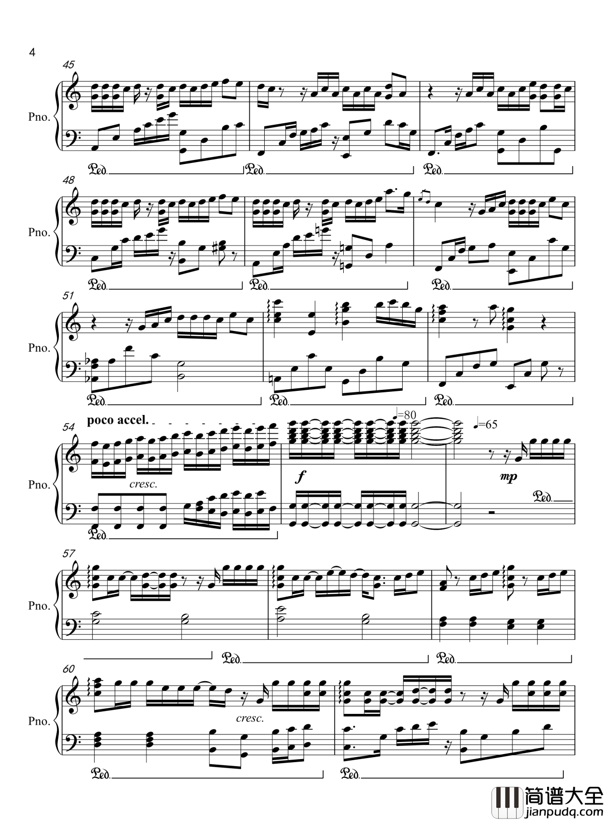 听爸爸的话钢琴谱_周杰伦