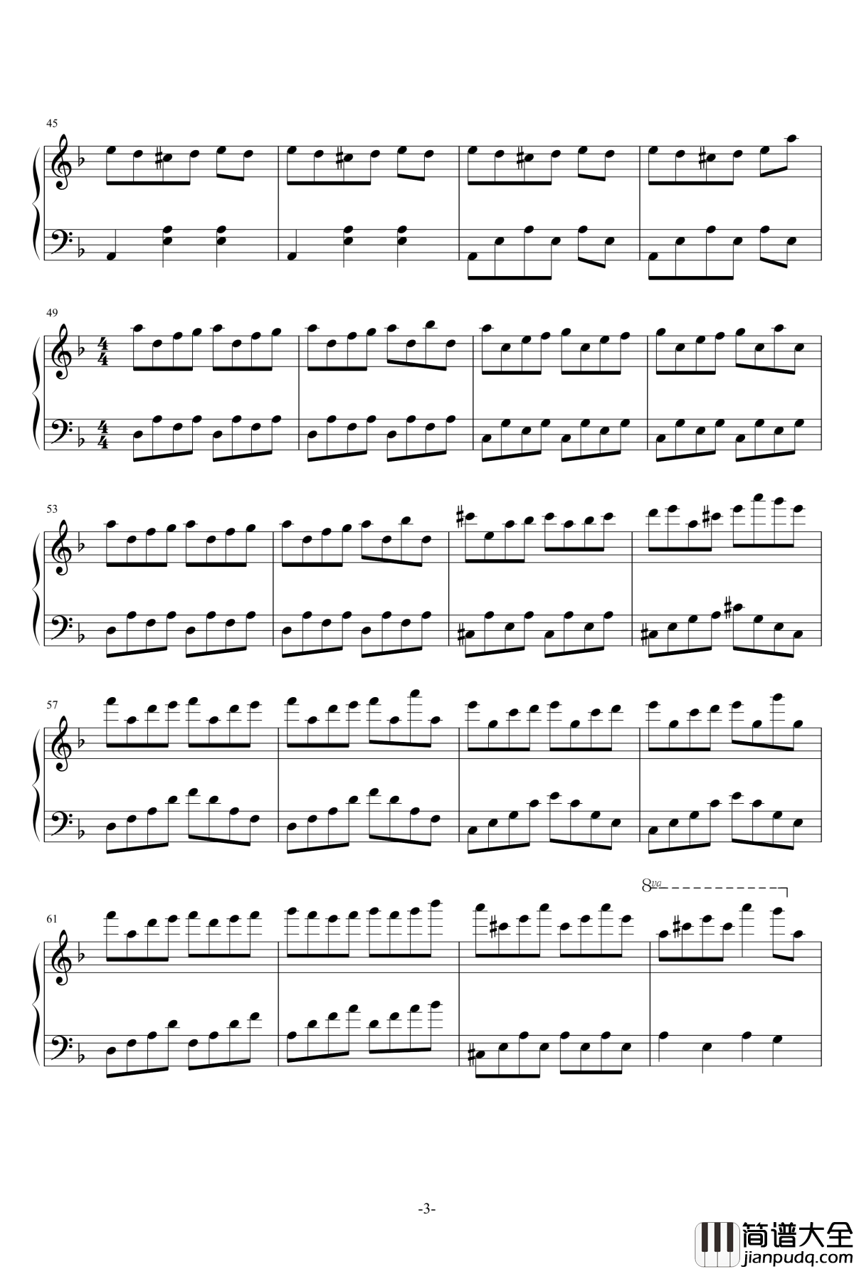 枫の舞钢琴谱_為妳而舞