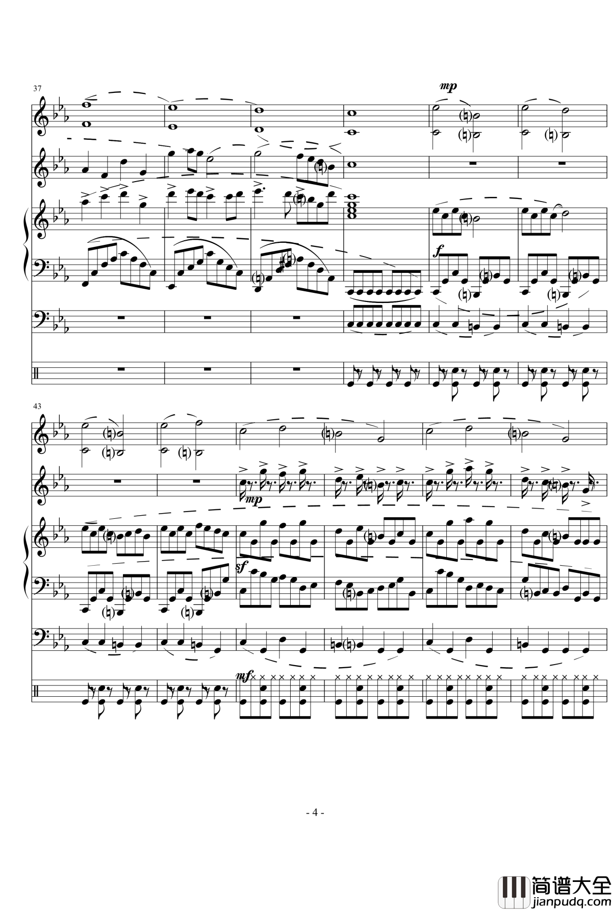 The_Bloody_Trace钢琴谱_卡梅拉的帽子