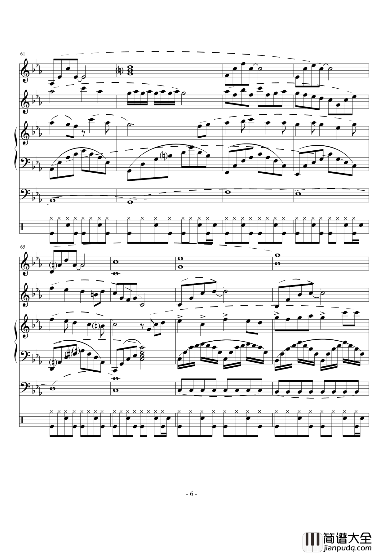 The_Bloody_Trace钢琴谱_卡梅拉的帽子