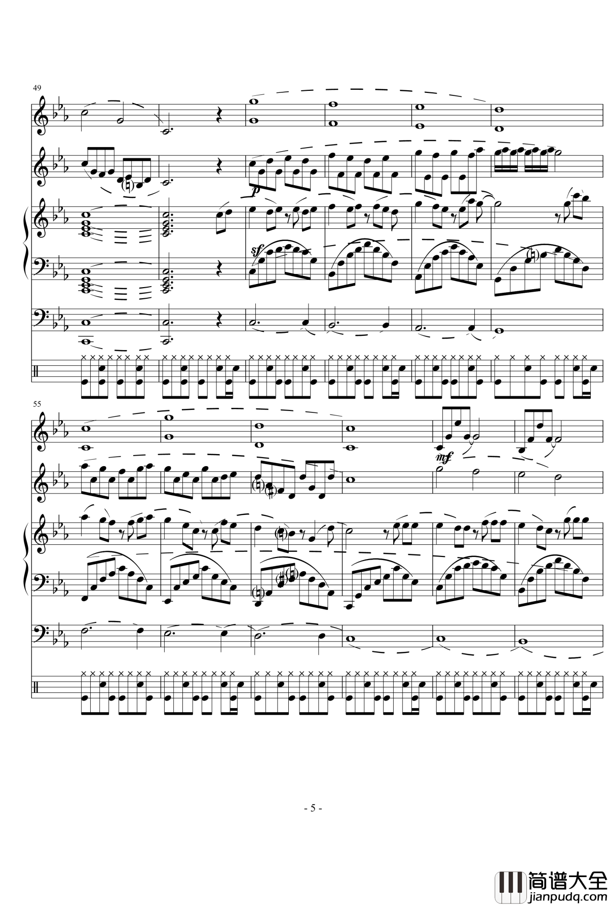 The_Bloody_Trace钢琴谱_卡梅拉的帽子