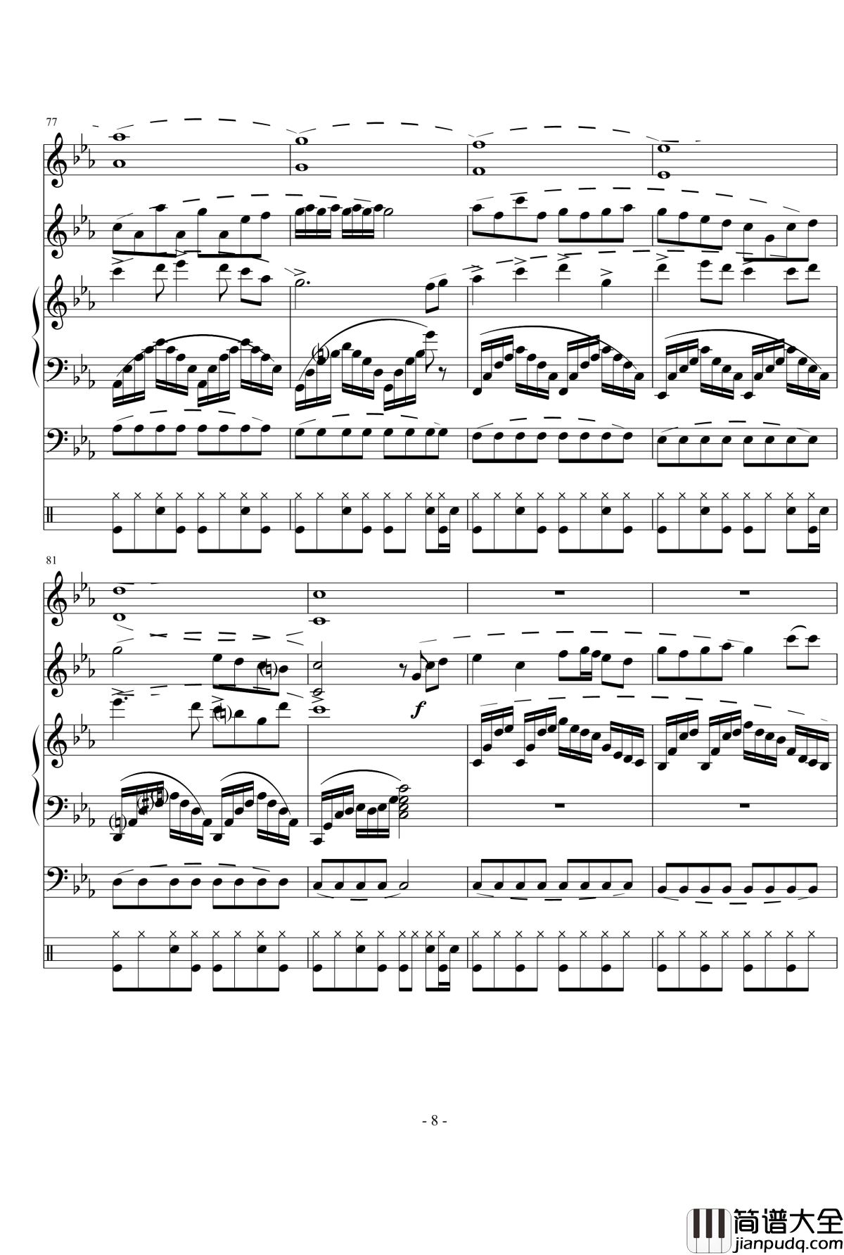 The_Bloody_Trace钢琴谱_卡梅拉的帽子