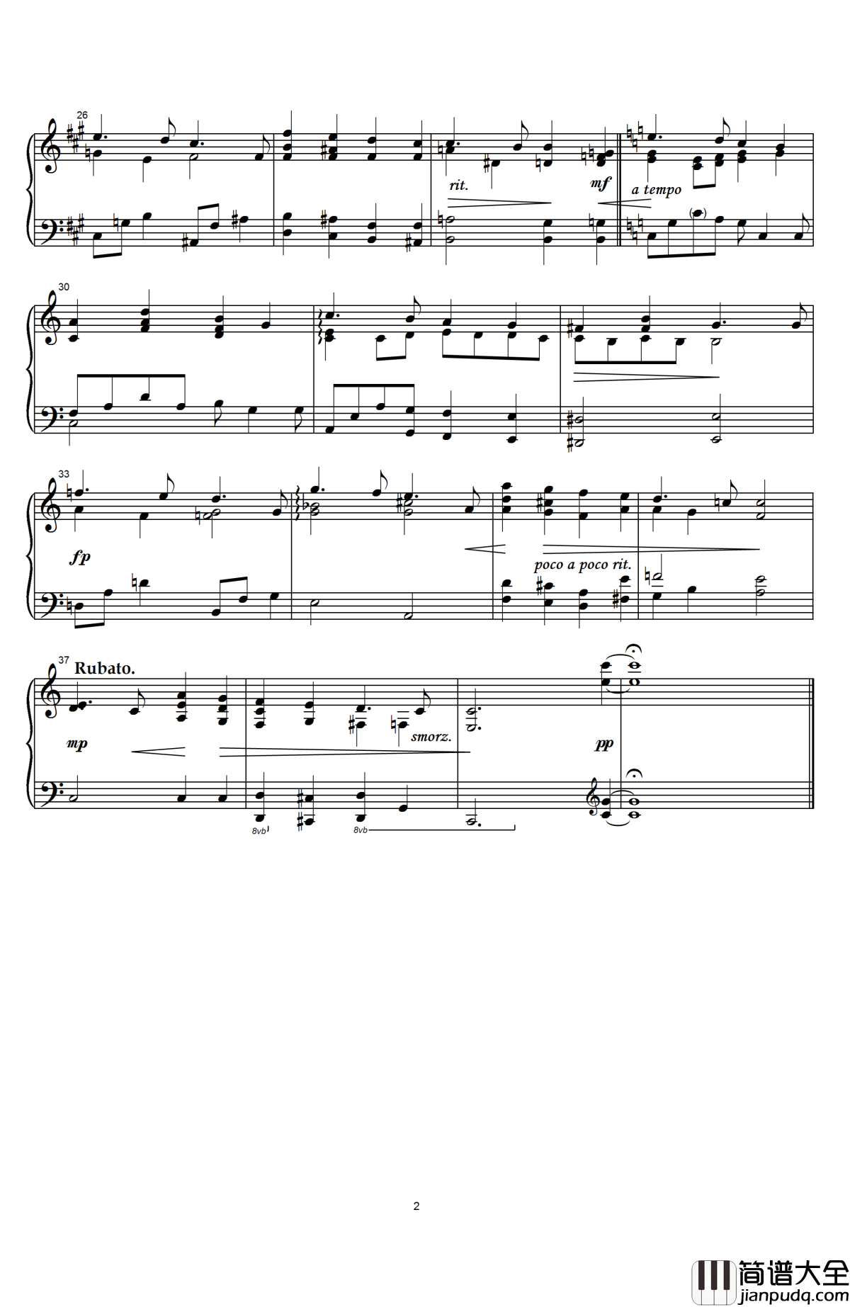 I_Heard_The_Bells_On_Christmas_Day钢琴谱_David_Huntsinger