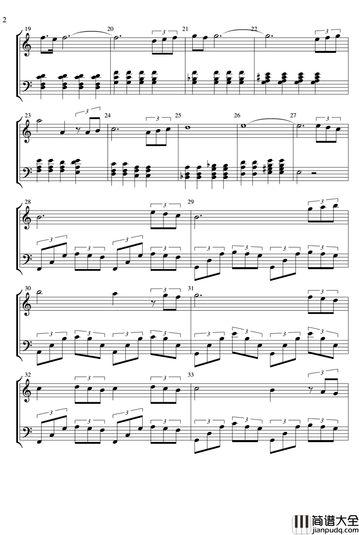 Never_Again_pf钢琴谱_菅野祐悟