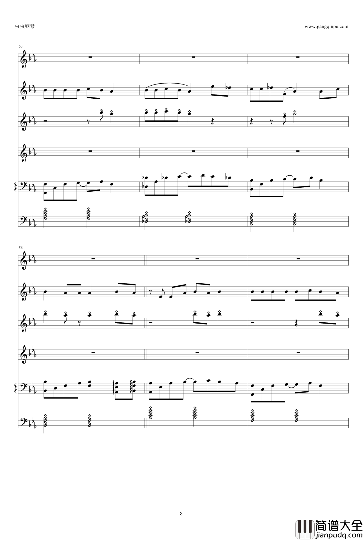 唯弹钢琴谱_钢琴曲_高天海