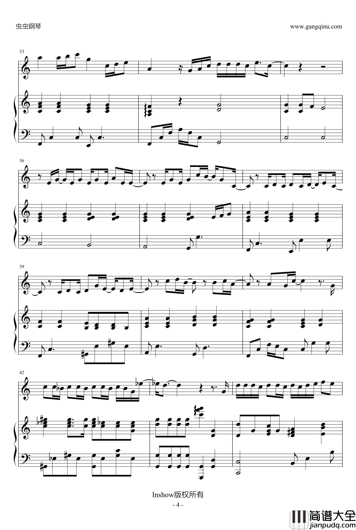 听爸爸的话钢琴谱_弹唱谱_周杰伦