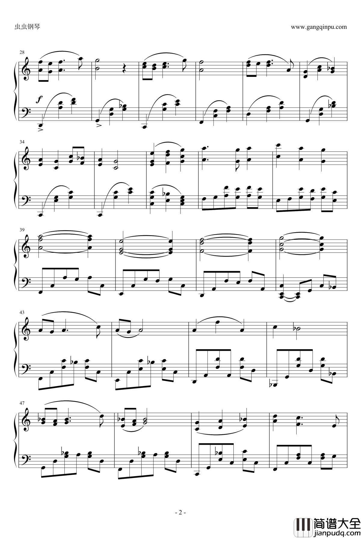 les_avions_en_papier钢琴谱_放牛班的春天