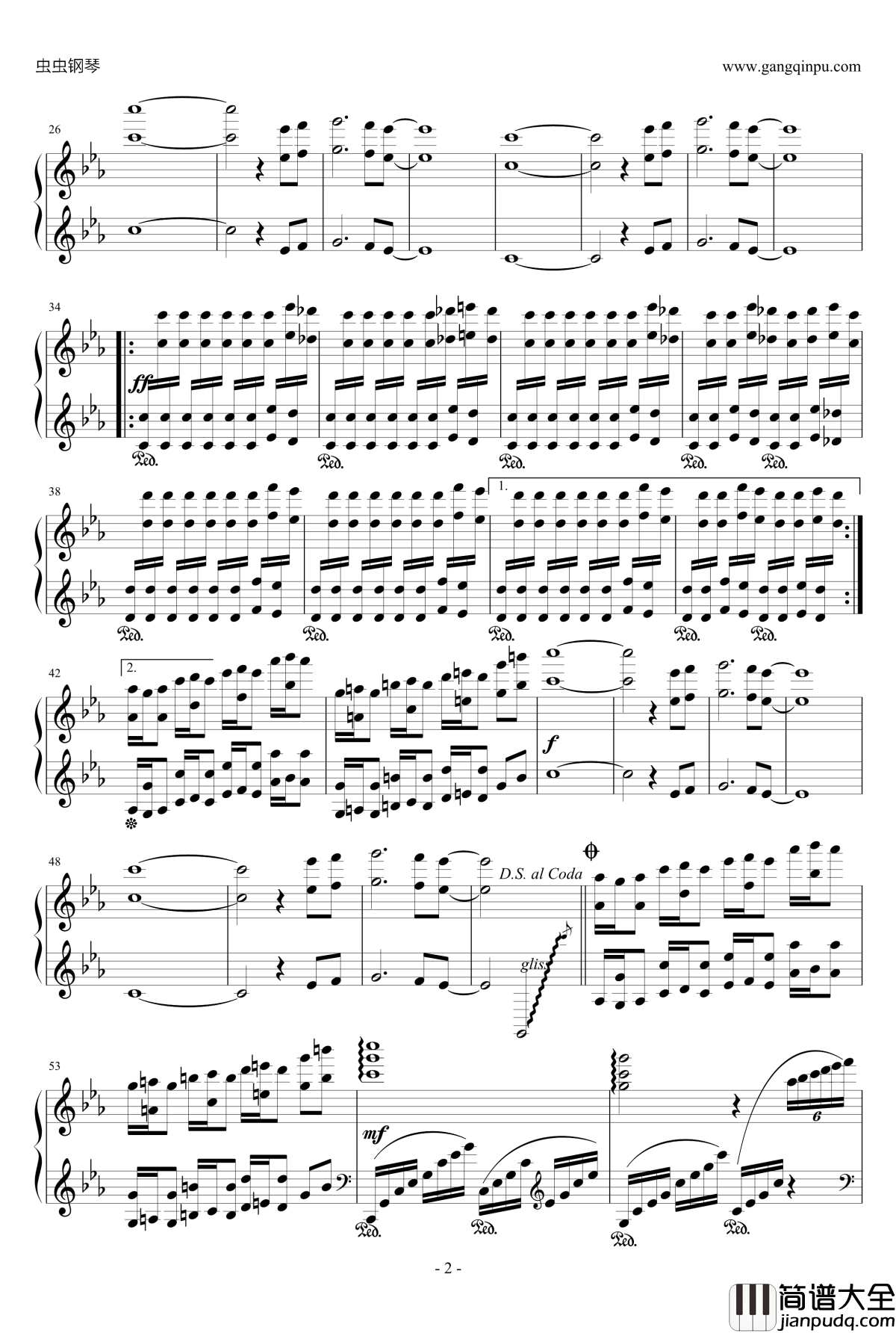 蜂鸟钢琴谱_Kolibre_Maksim_Mrvica