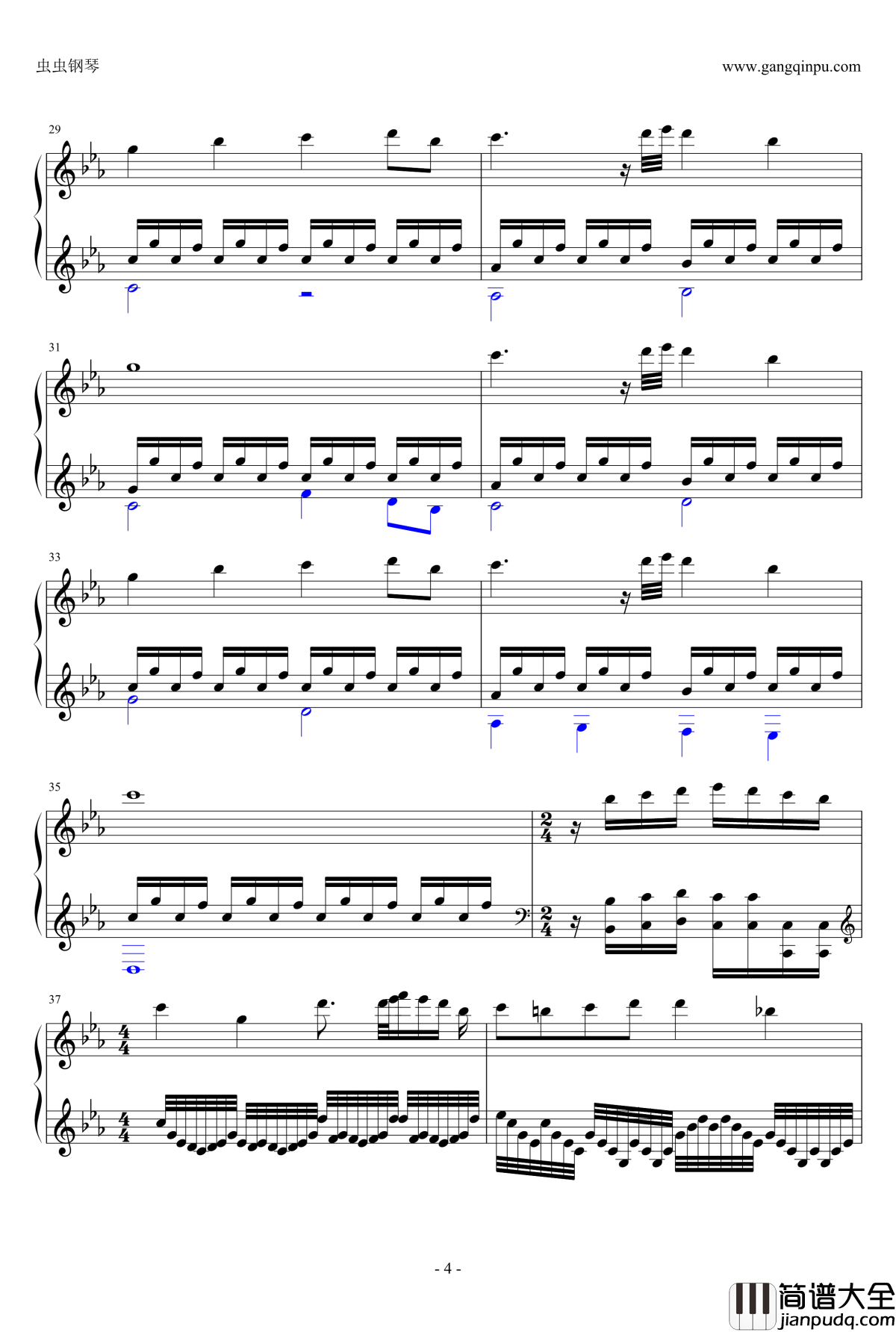 The_Red_Coronation钢琴谱_K章_Cytus