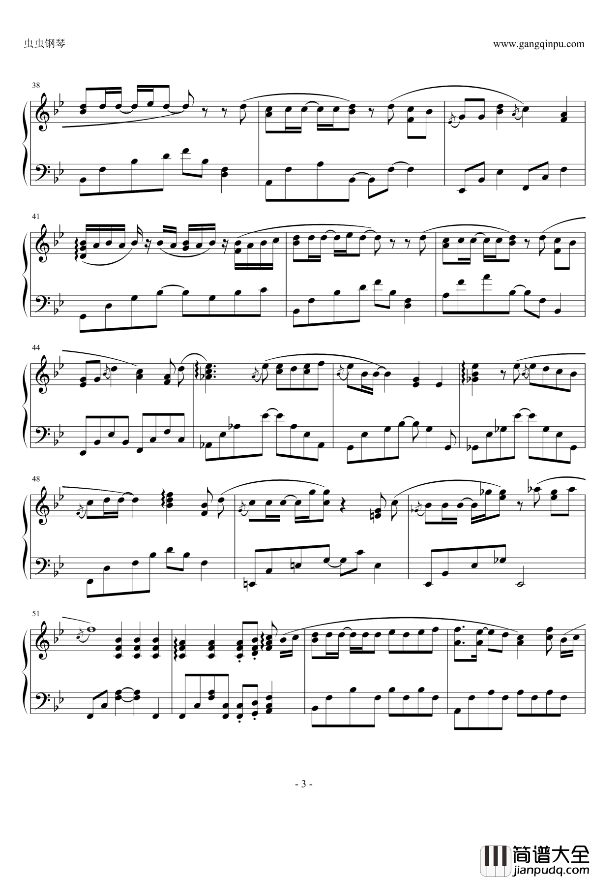 桜の花びらたち钢琴谱_前田敦子solo版本_钢琴独奏_AKB48