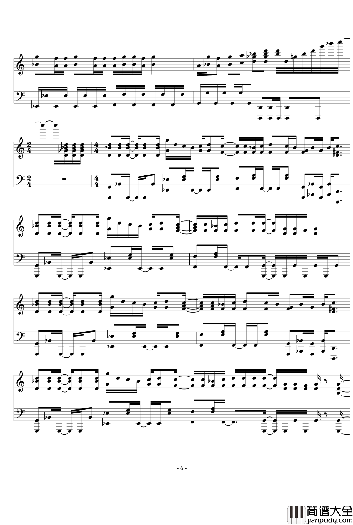 go_go_Ghost_ship钢琴谱