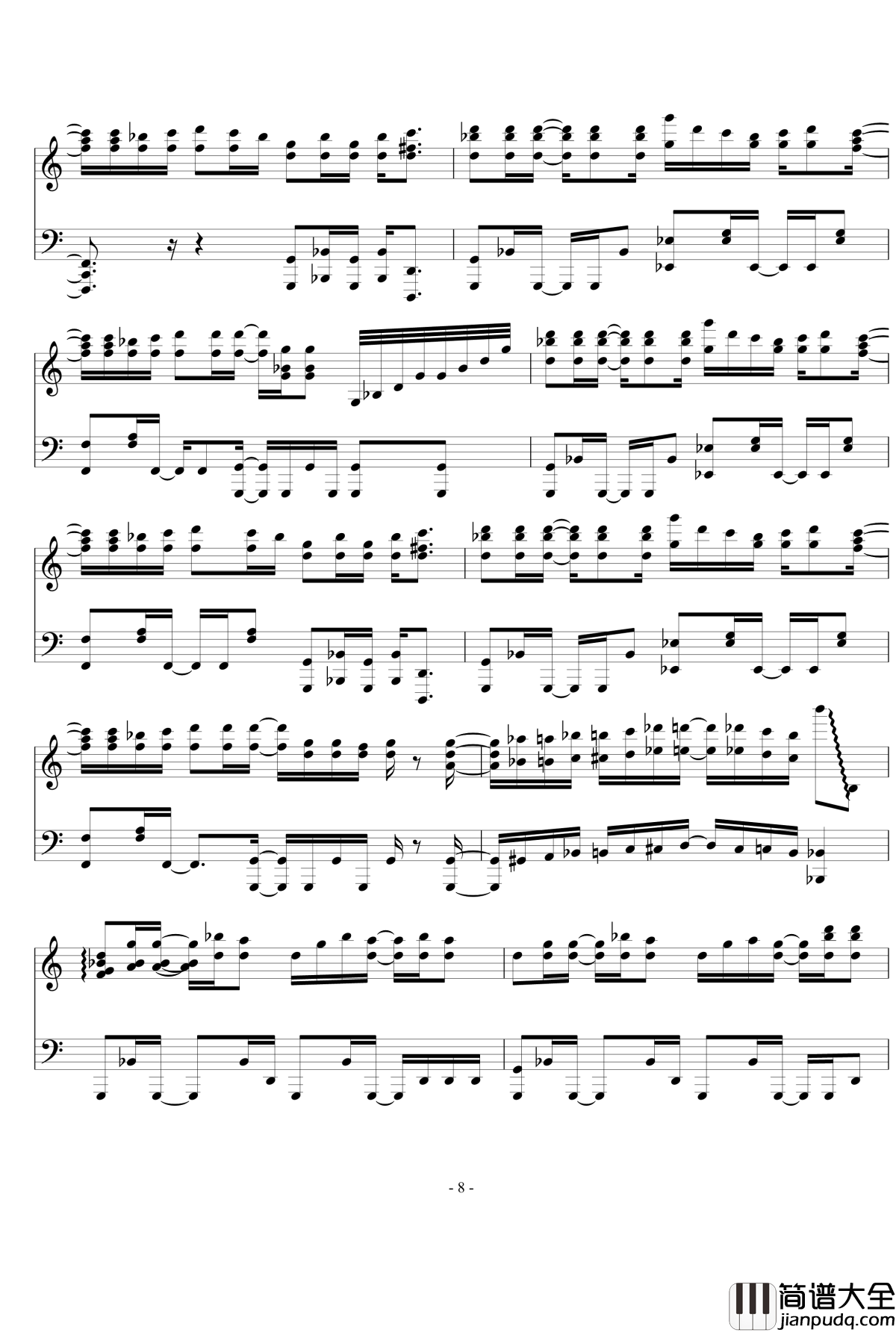 go_go_Ghost_ship钢琴谱