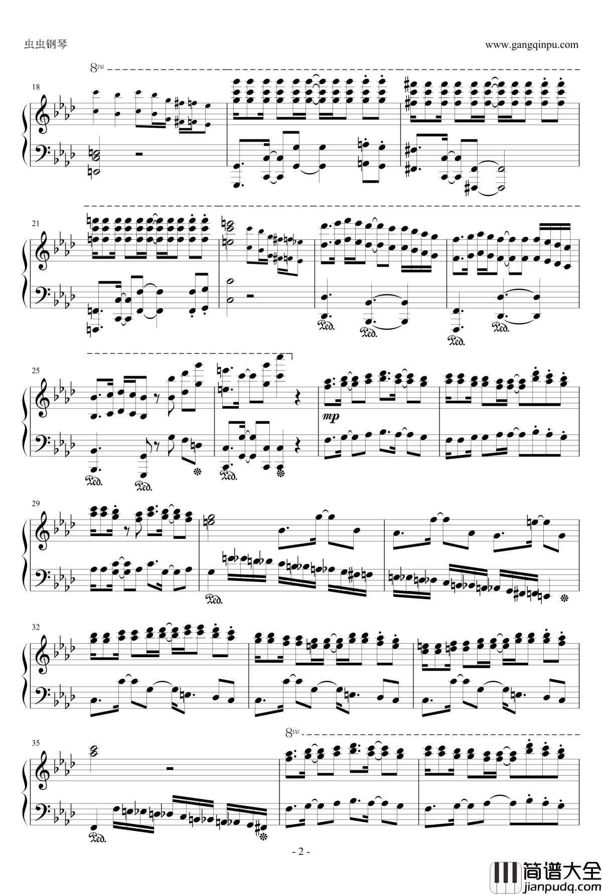 Tramuntana钢琴谱_Maksim_马克西姆_·Mrvica