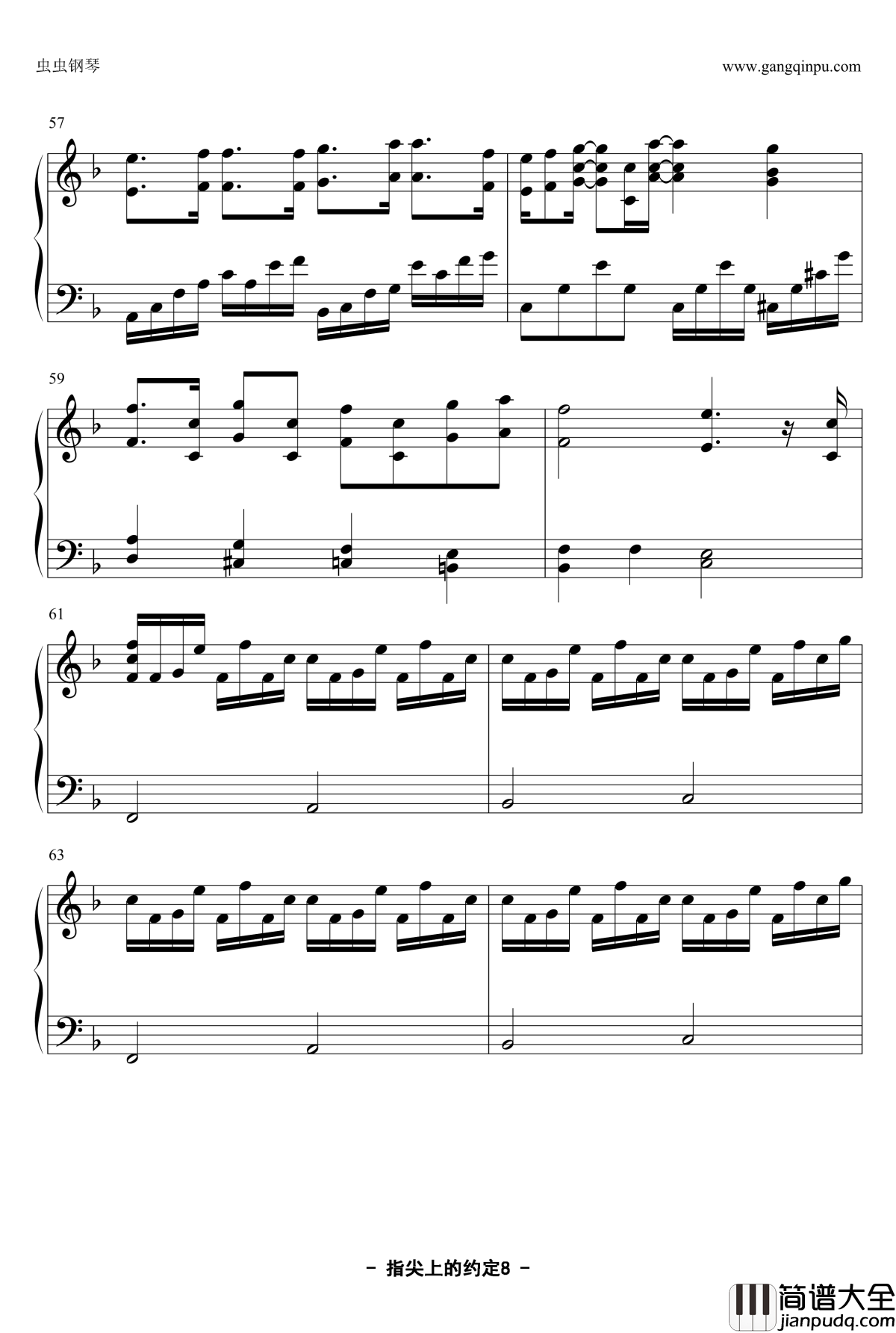 指尖上的约定钢琴谱_YUBIKIRI_GENMAN_Mili