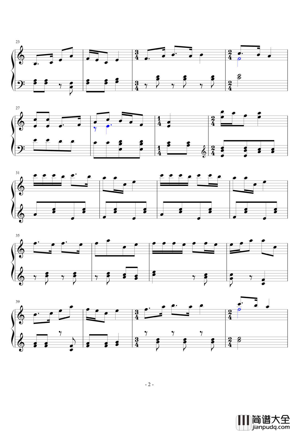 司令部的地钢琴谱_恶搞日本调_解放区的天__储望华