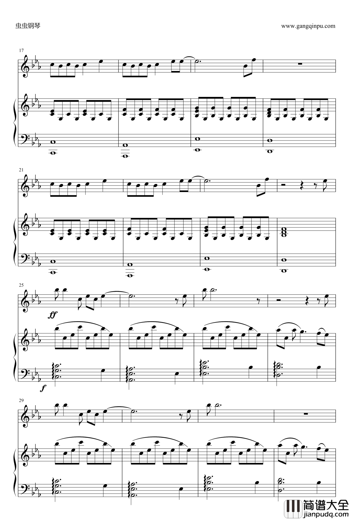 Apologize钢琴谱_钢琴伴奏版_One_Republic