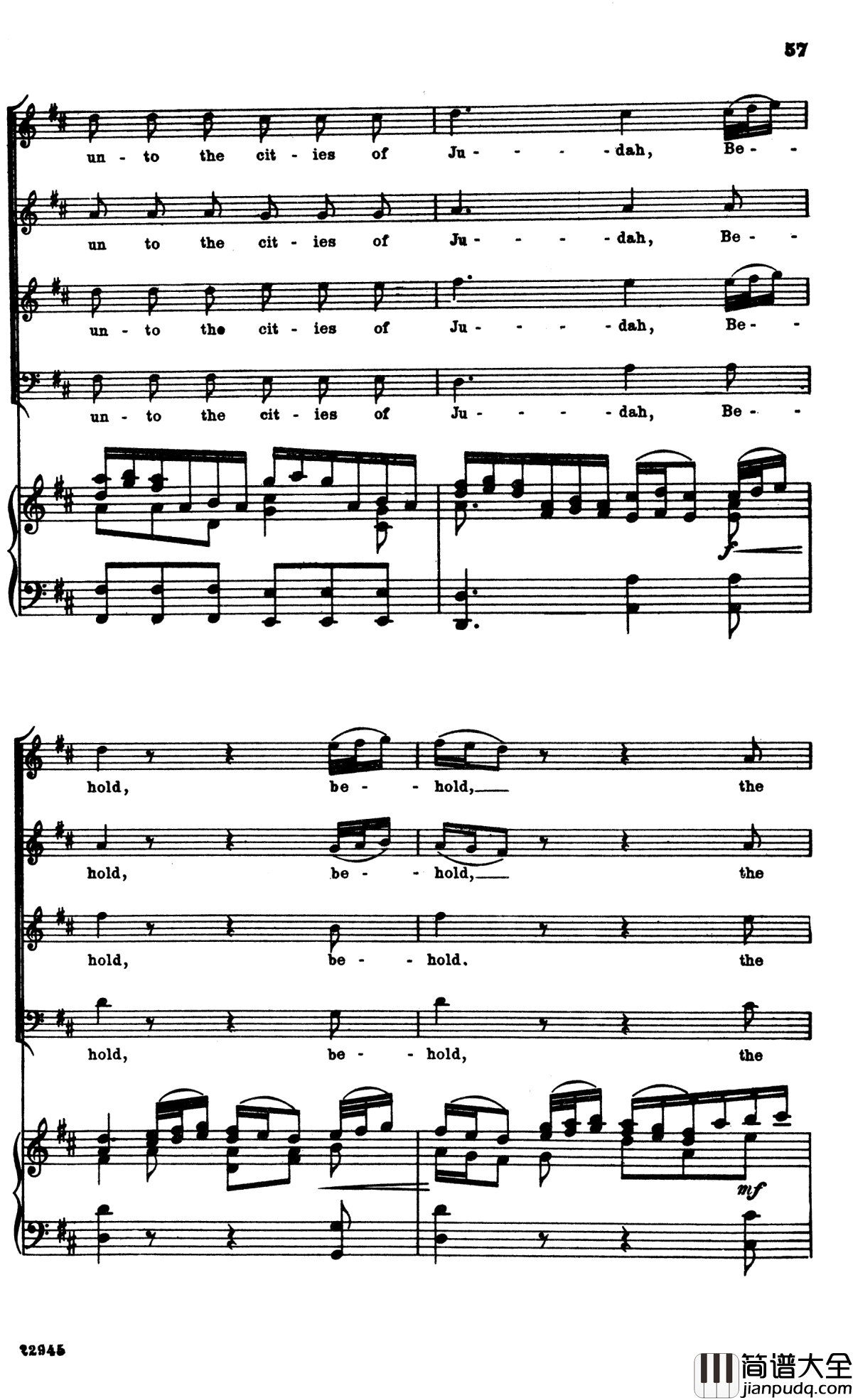 O_thou_that_tellest_good_tidings_to_Zion钢琴谱_Handel