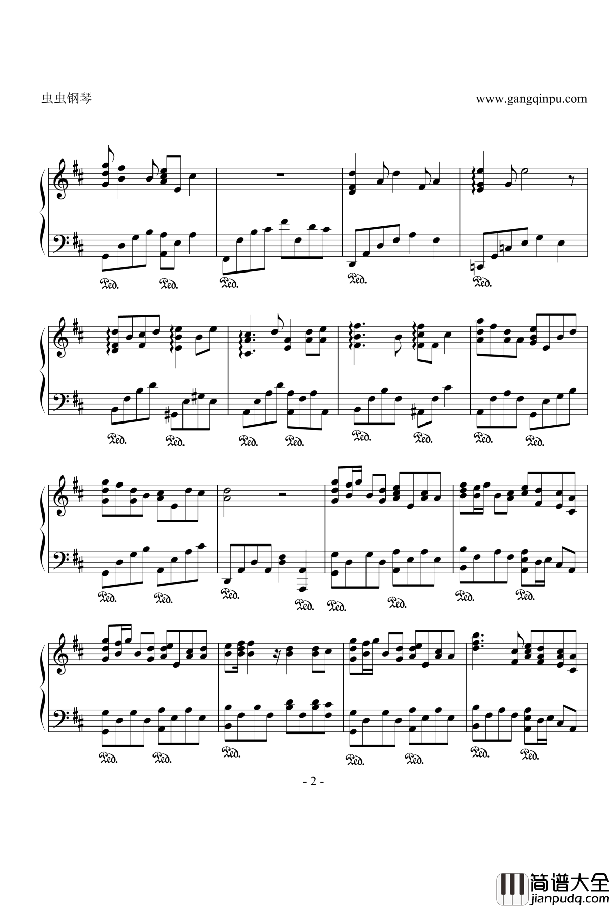 Dont_Want_to_Dream钢琴谱_钢琴曲_姚瞻荣