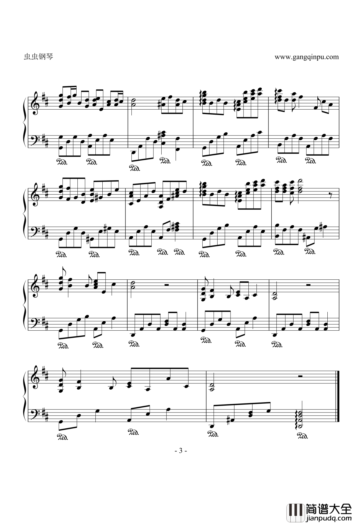 Dont_Want_to_Dream钢琴谱_钢琴曲_姚瞻荣