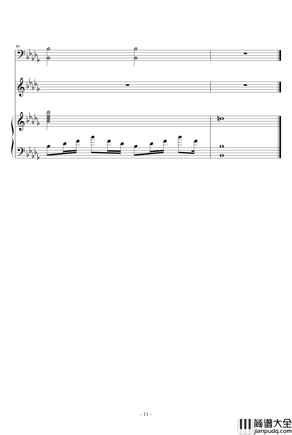 少女の海钢琴谱_瑜乐星