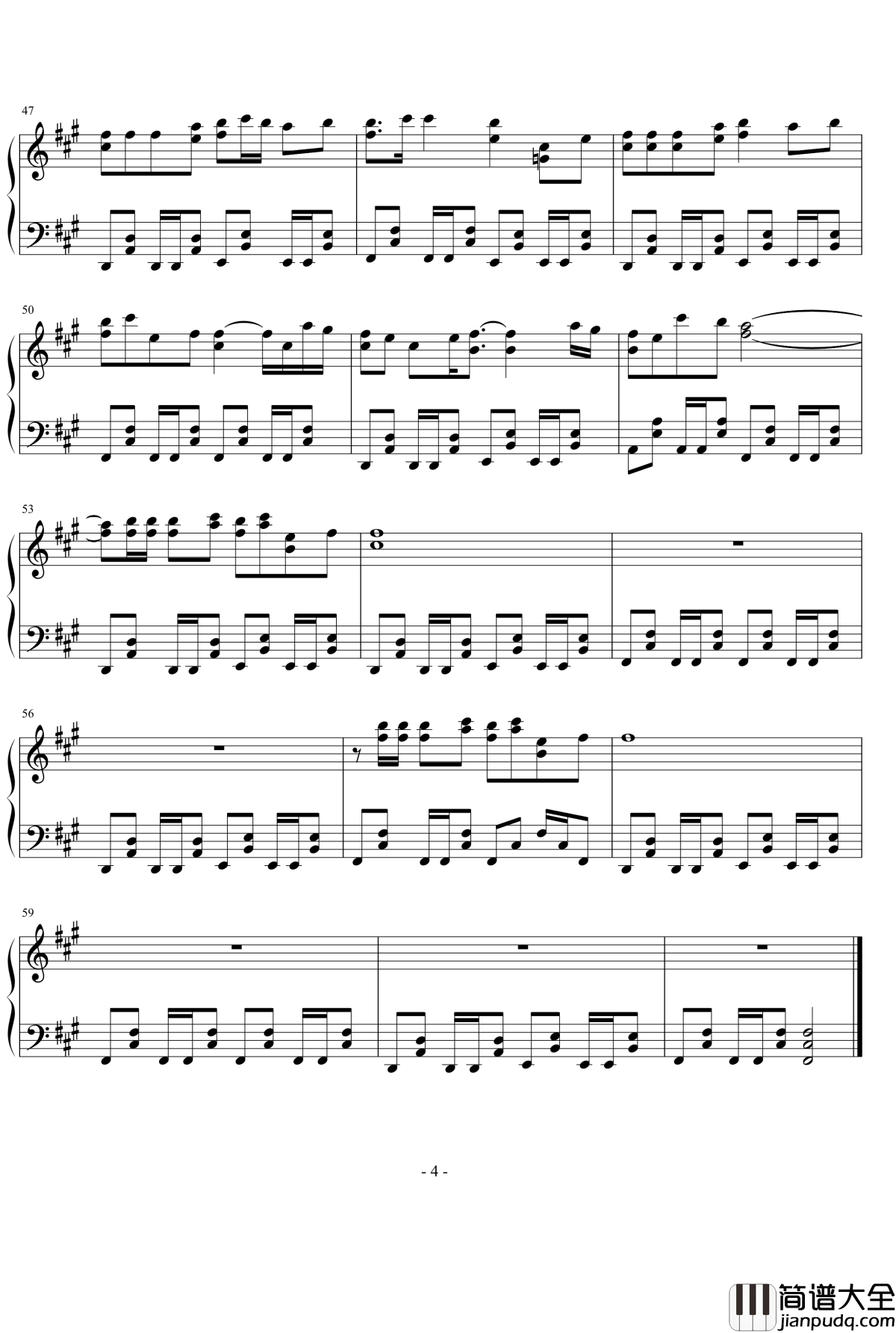 银魂桜音钢琴谱_银魂