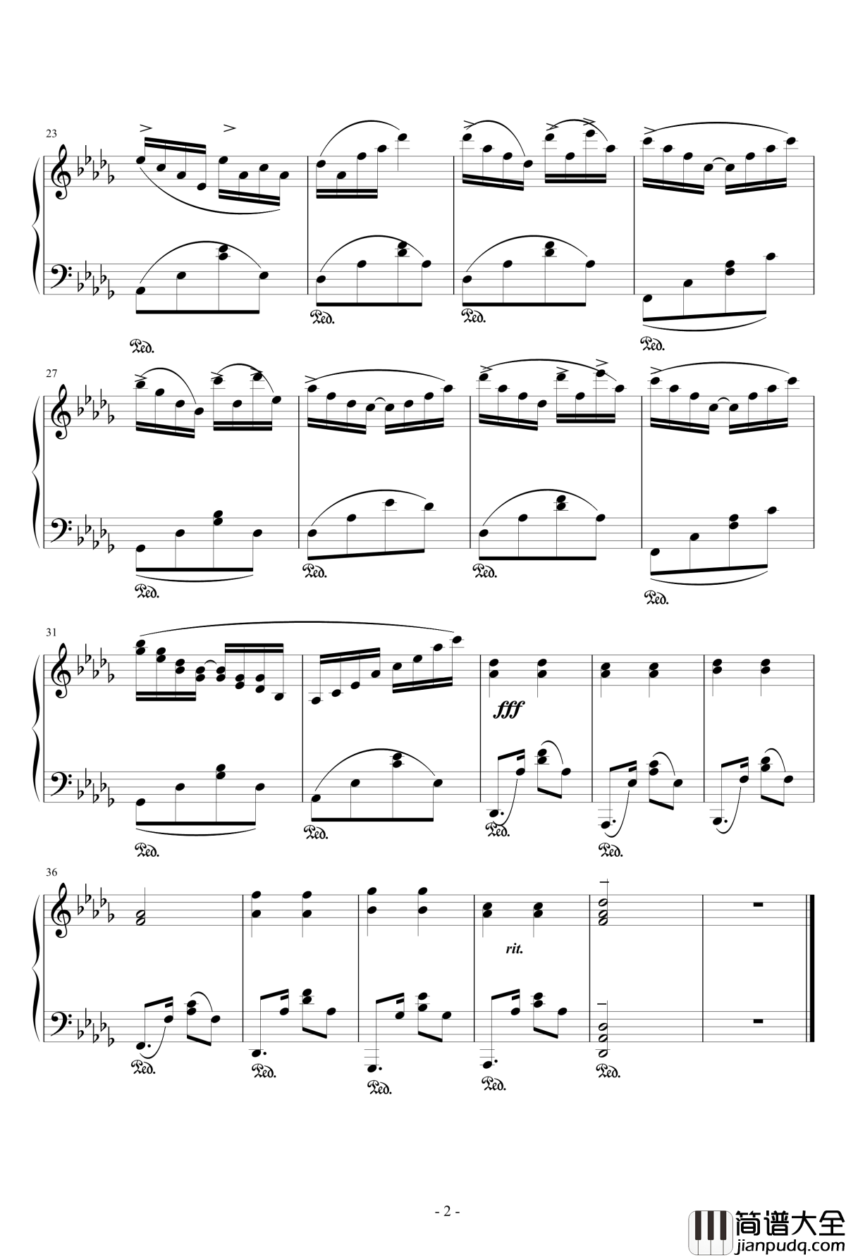 我爱妈咪钢琴谱_V1kin