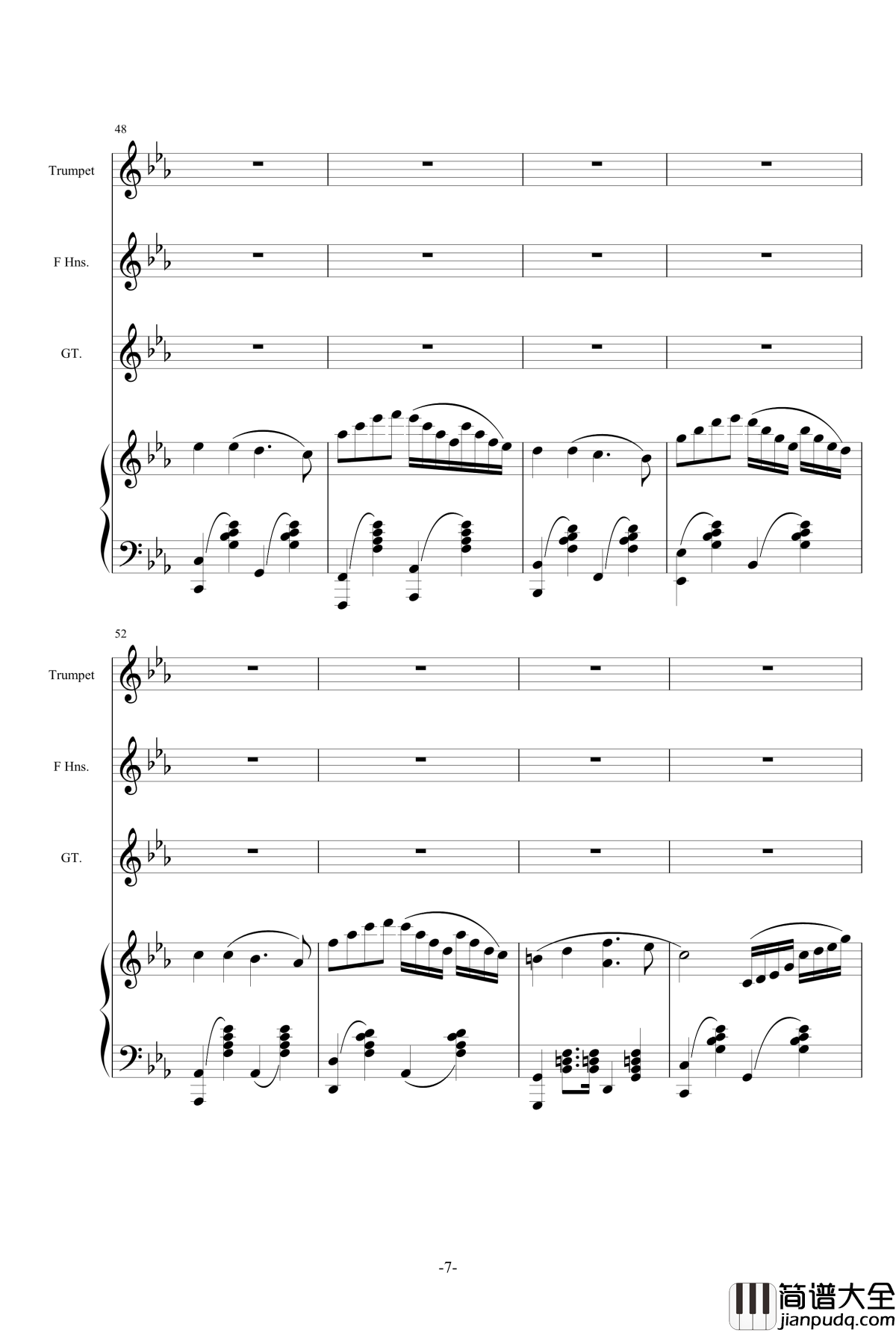 秋叶_Autumn_Leaves完美演奏版钢琴谱_爵士_秋叶