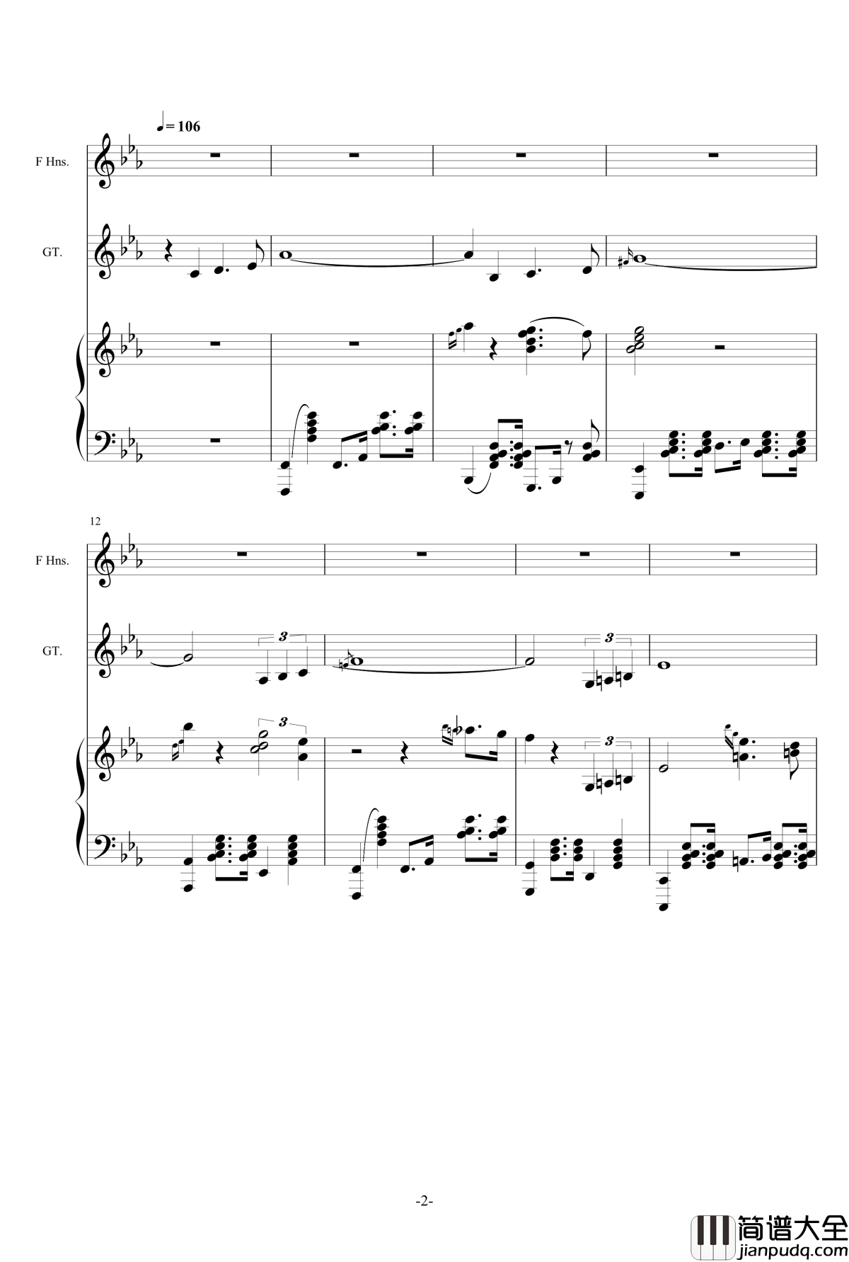 秋叶_Autumn_Leaves完美演奏版钢琴谱_爵士_秋叶