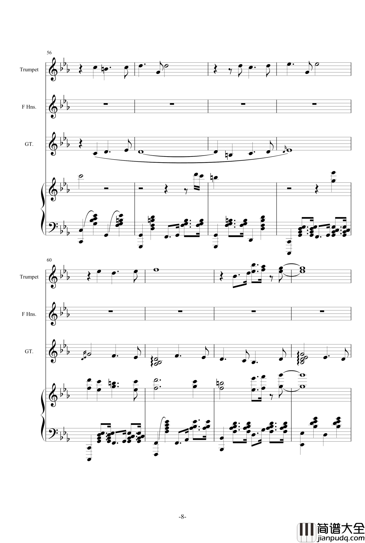 秋叶_Autumn_Leaves完美演奏版钢琴谱_爵士_秋叶