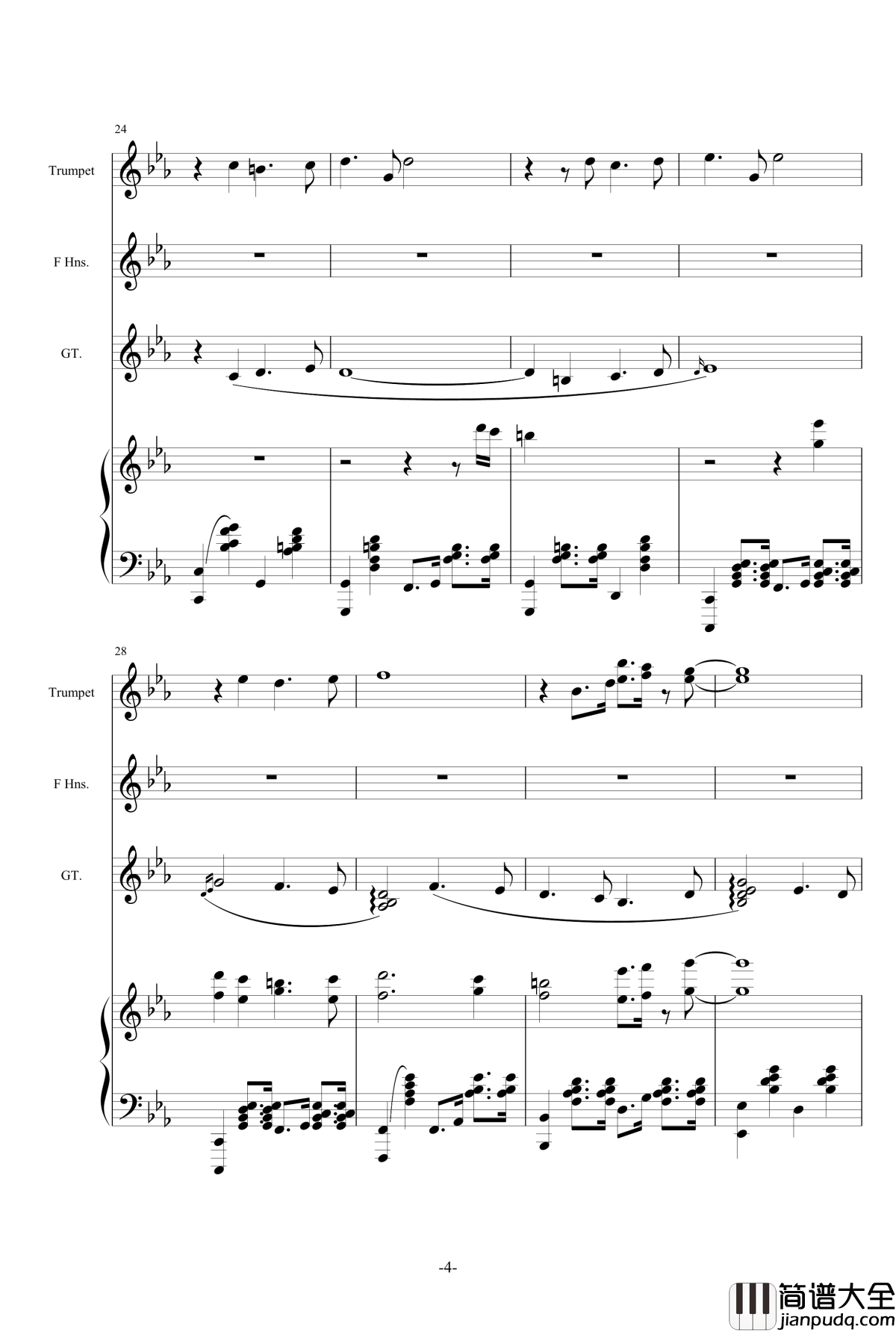 秋叶_Autumn_Leaves完美演奏版钢琴谱_爵士_秋叶