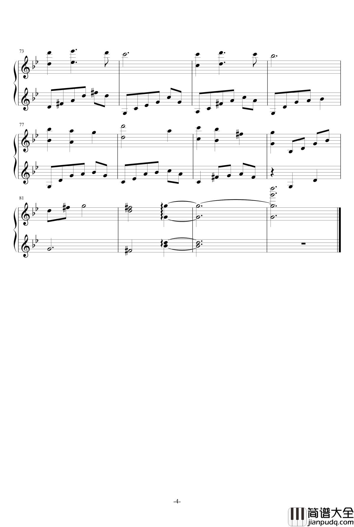 Merrisenna钢琴谱_為妳而舞