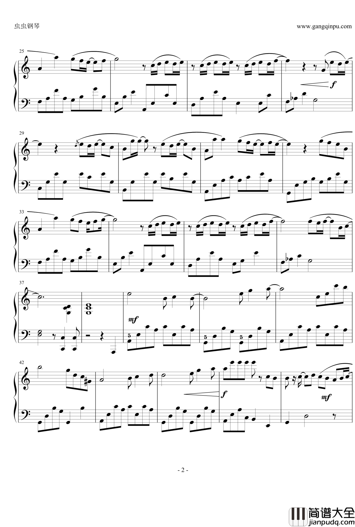 可惜没如果钢琴谱_简易版_钢琴独奏_林俊杰