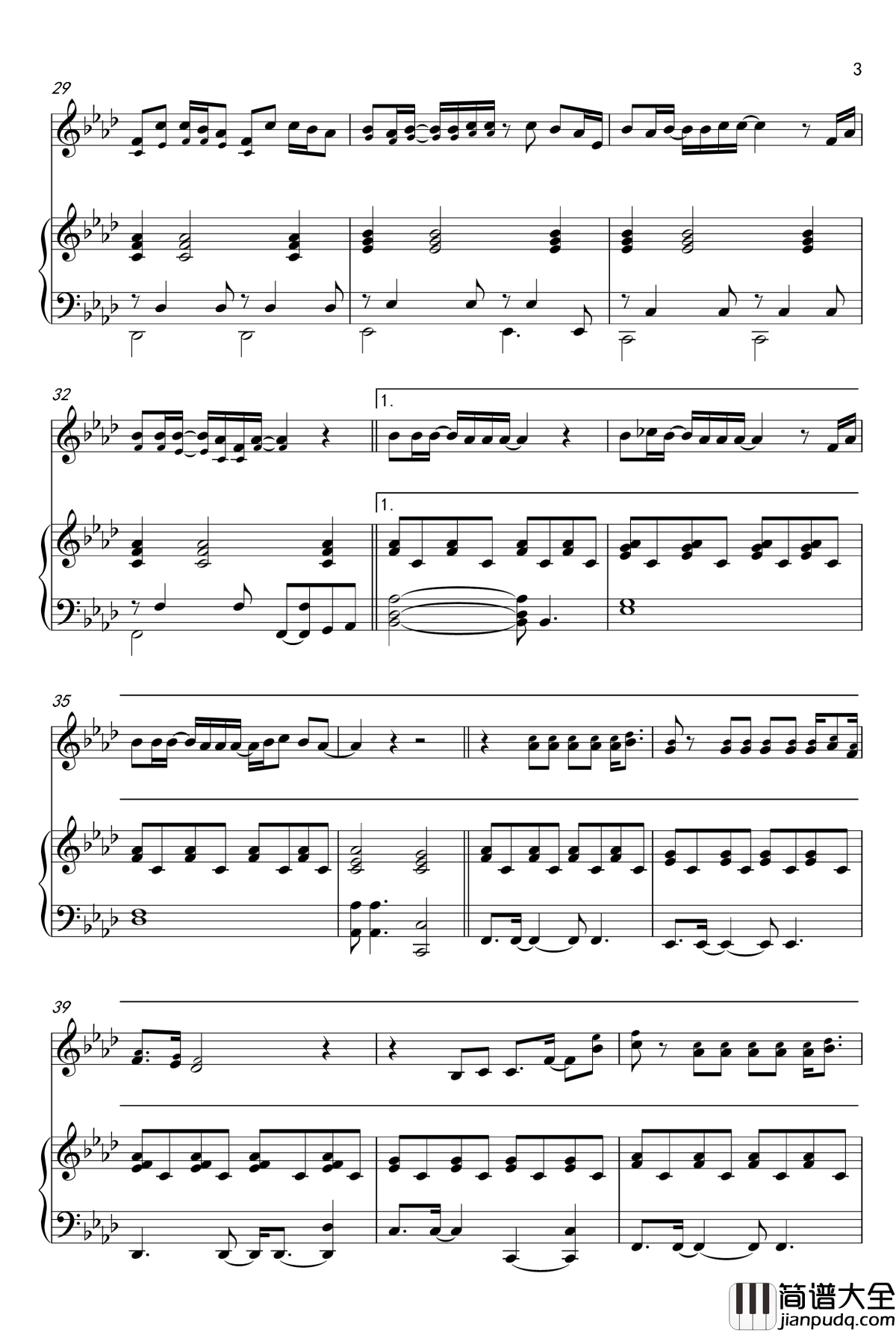 Prisoner_Of_Love钢琴谱_宇多田光