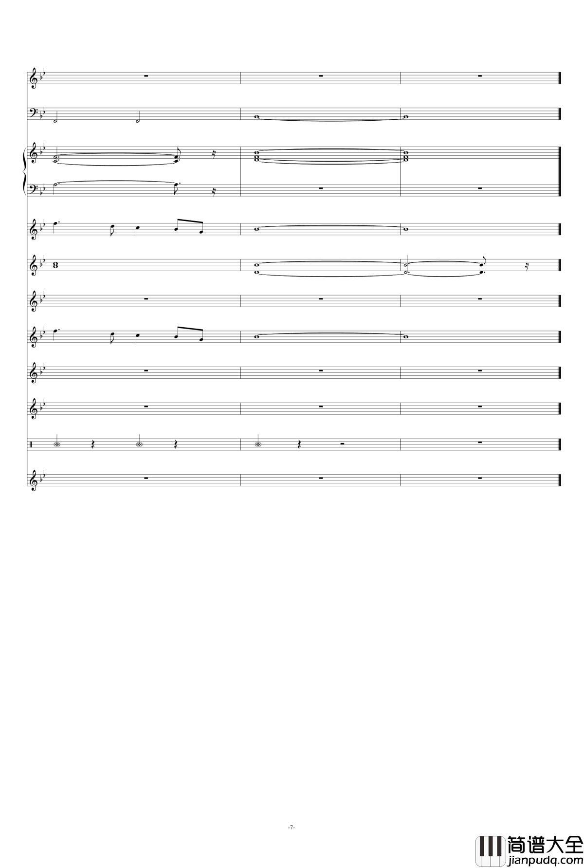 爱拼才会赢钢琴谱_总谱_卓依婷