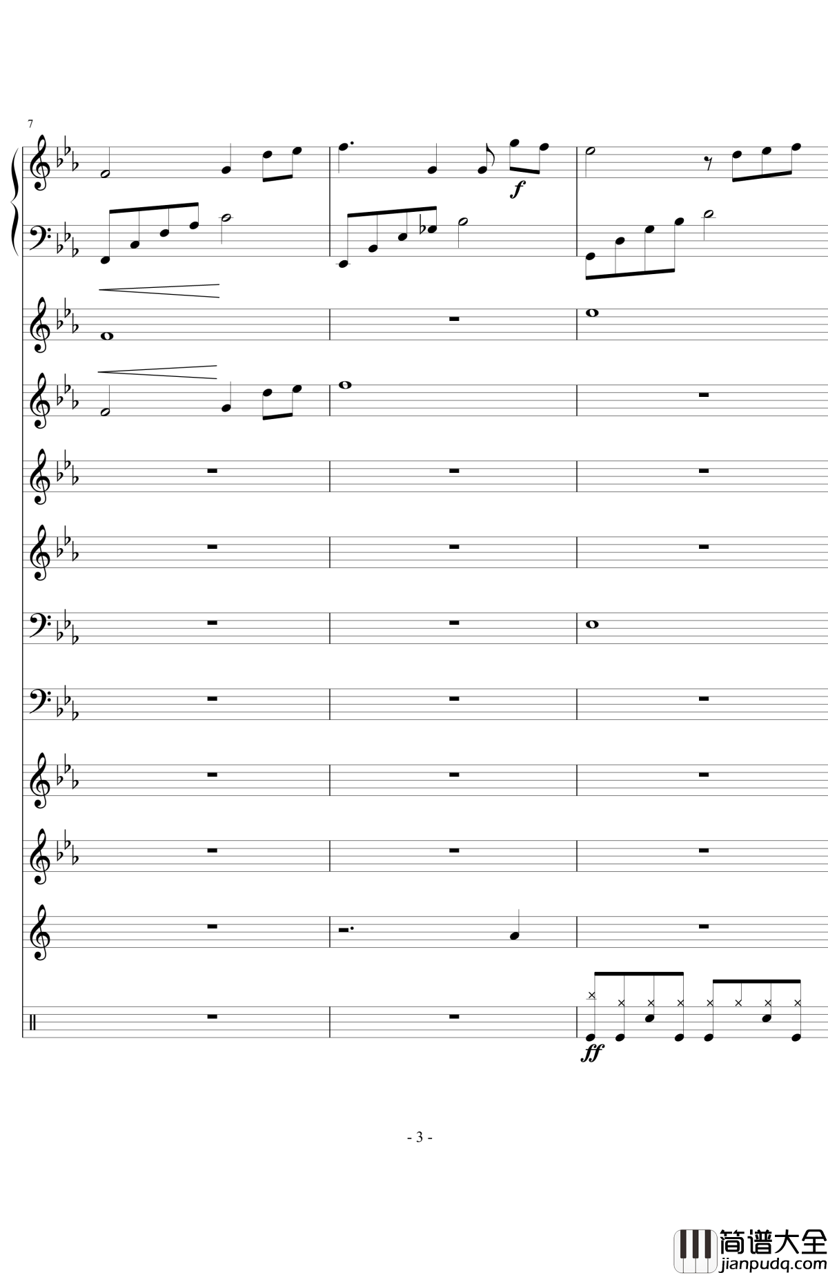 still_waters钢琴谱_澄镜之水_欧松