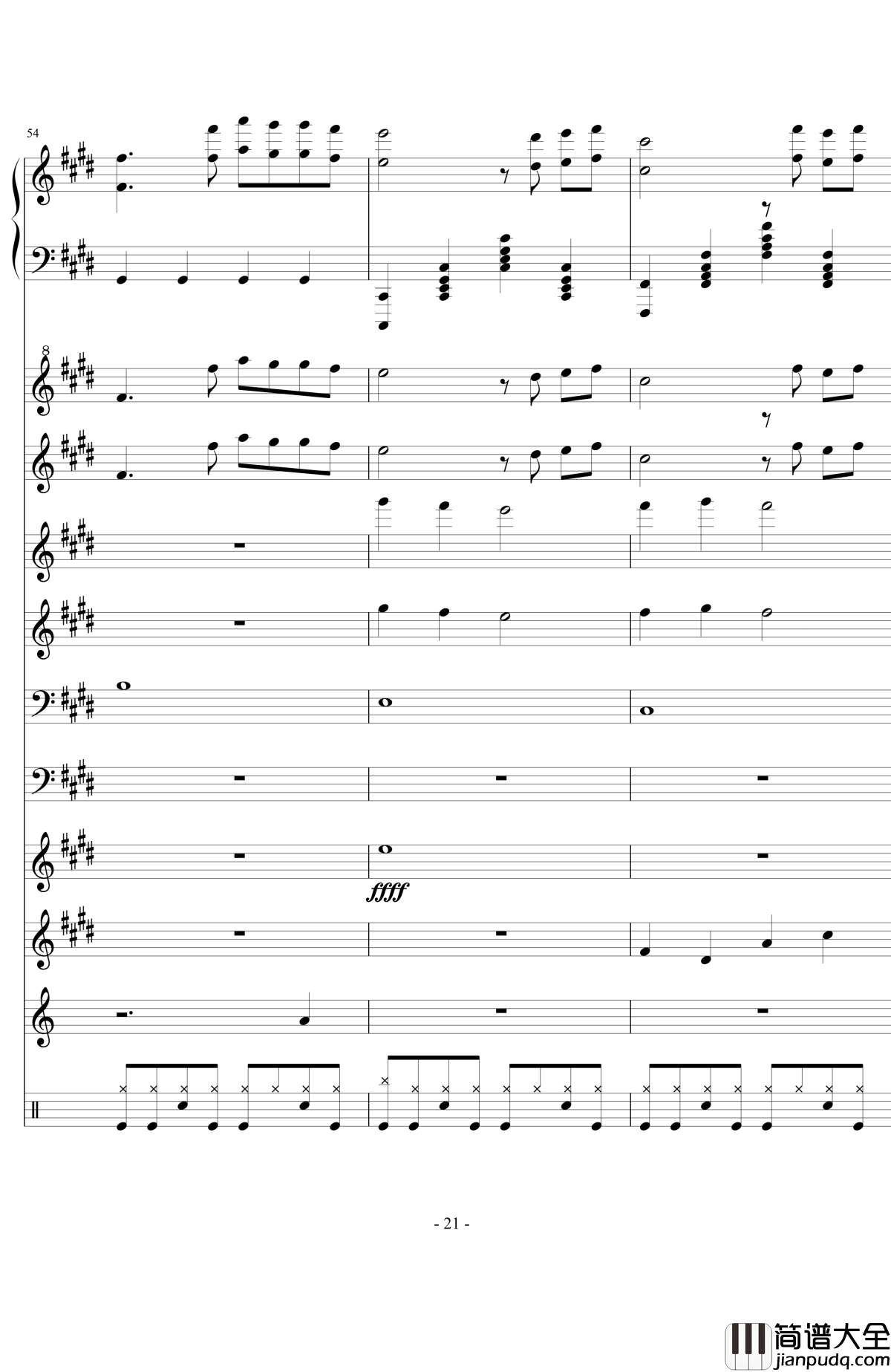 still_waters钢琴谱_澄镜之水_欧松