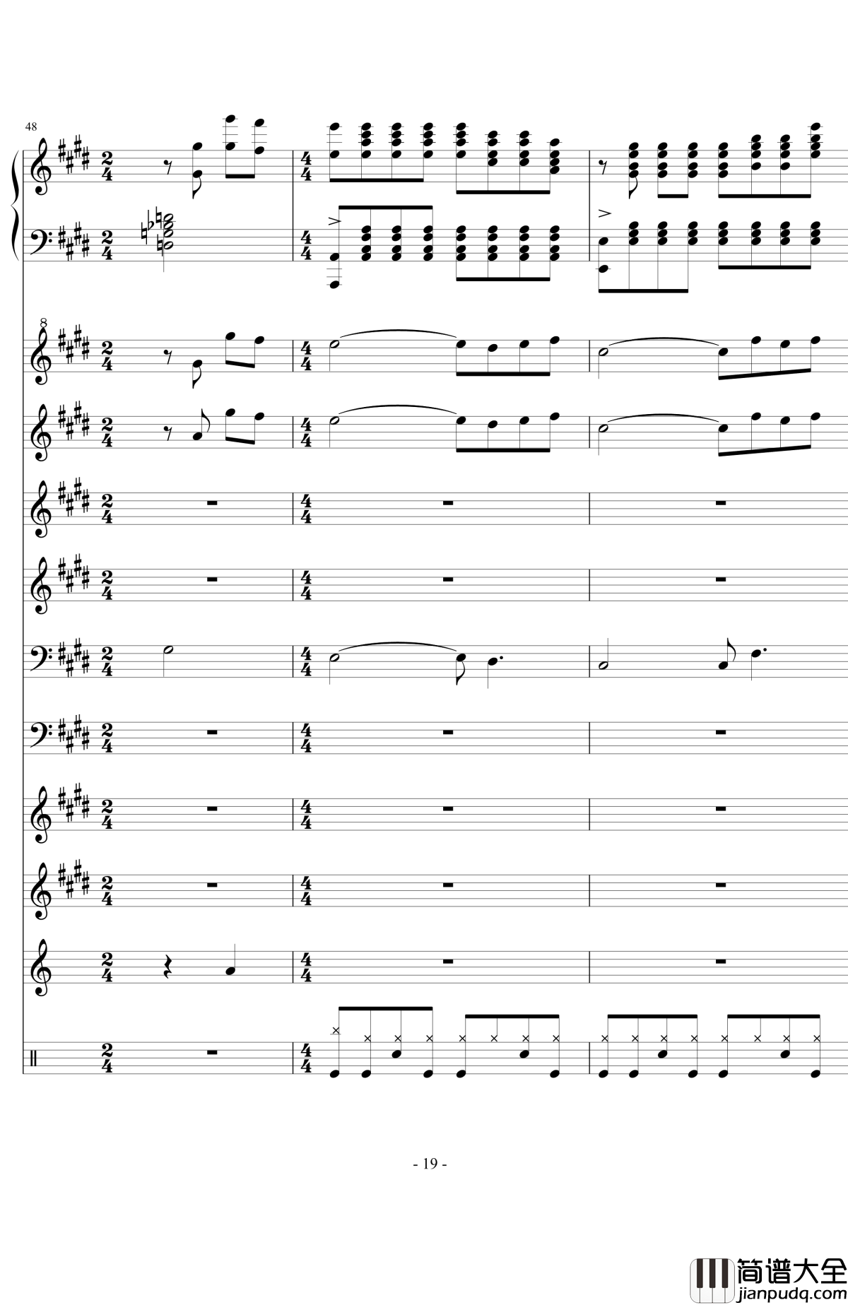 still_waters钢琴谱_澄镜之水_欧松