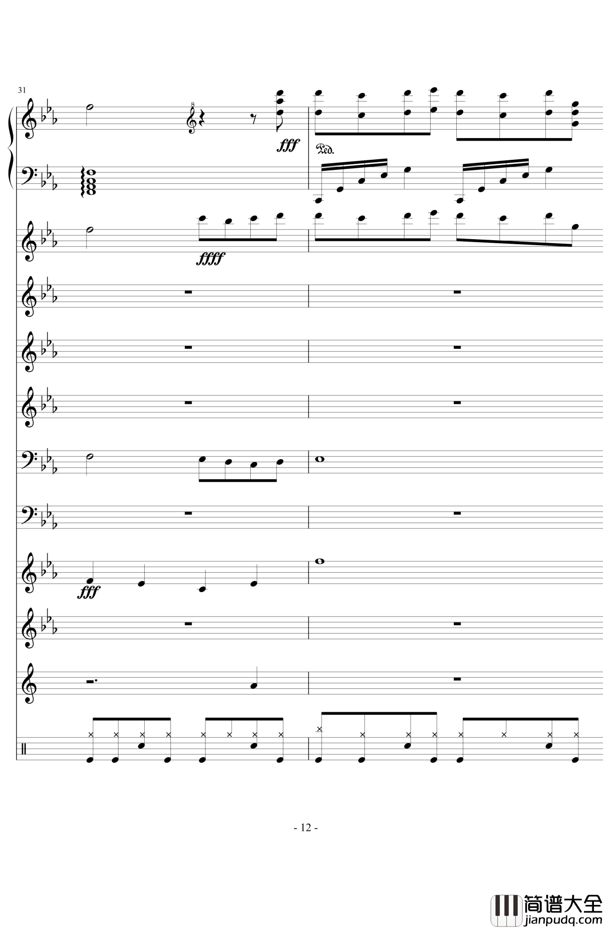 still_waters钢琴谱_澄镜之水_欧松