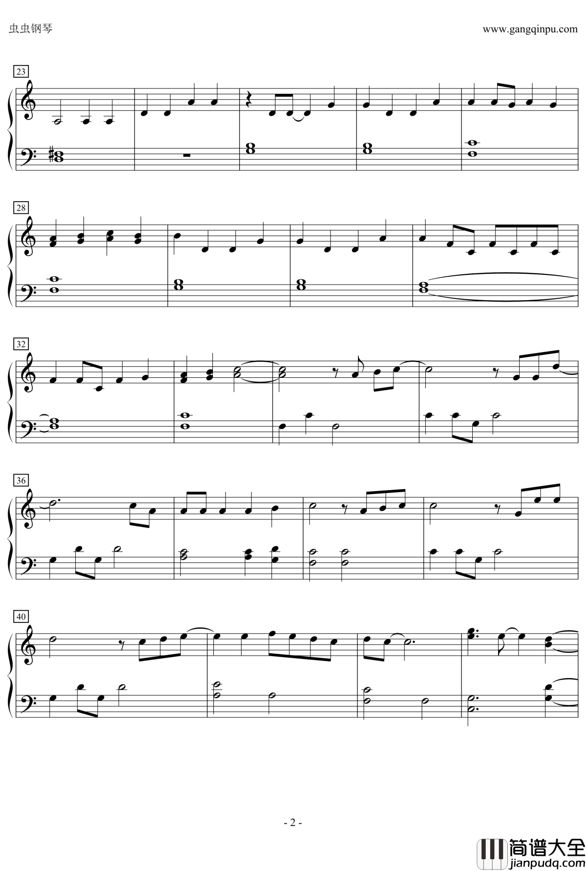 Let_it_Go钢琴谱_鋼琴C大調兒童簡單版_冰雪奇缘