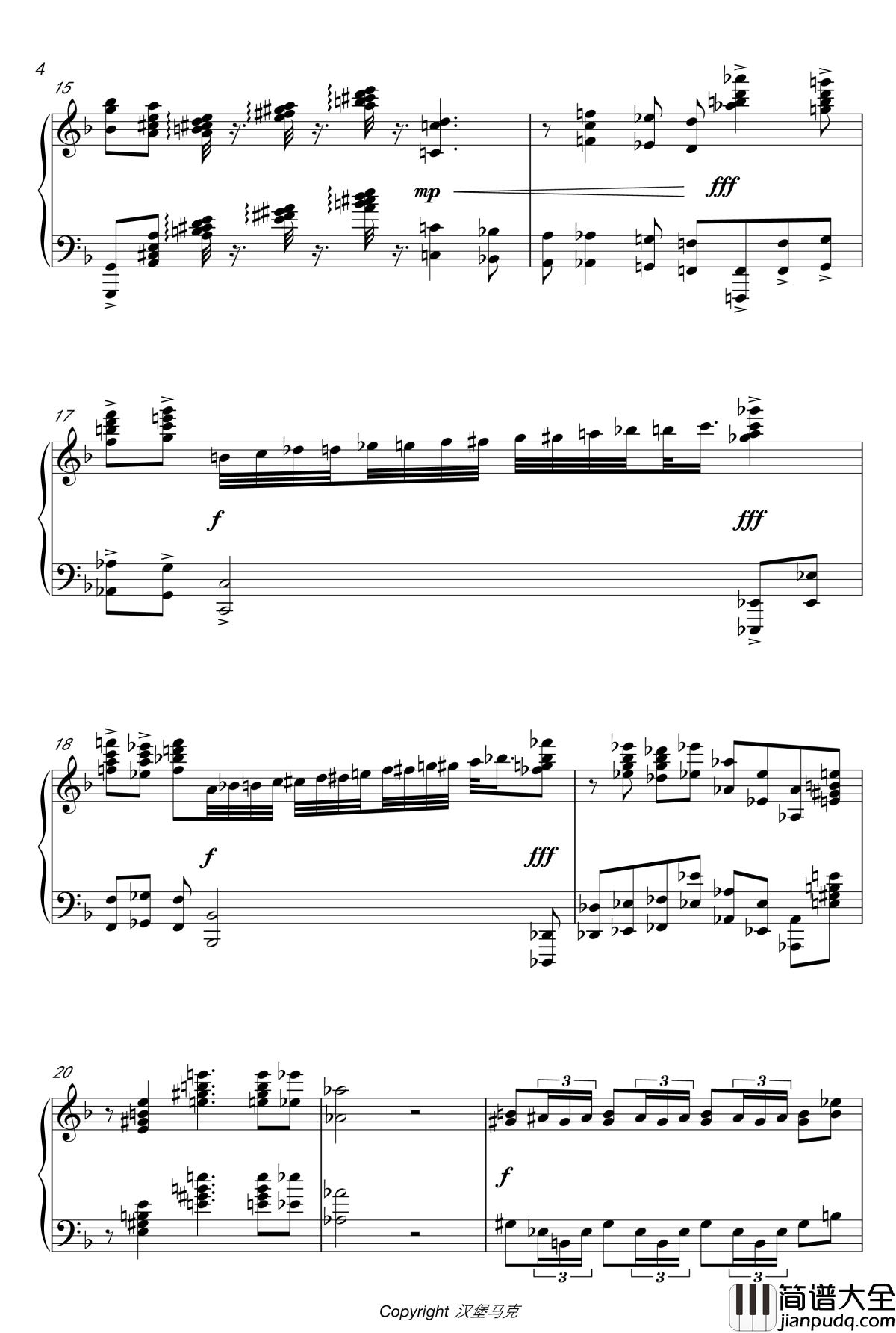 马克西姆安魂曲钢琴谱_Requiem_马克西姆_Maksim·Mrvica