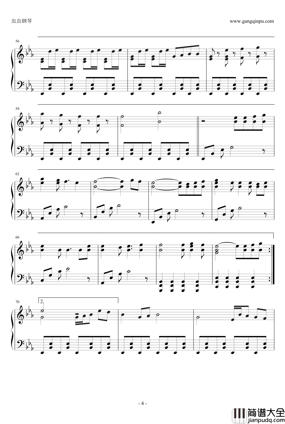 Reunion钢琴谱_动漫_俺の妹