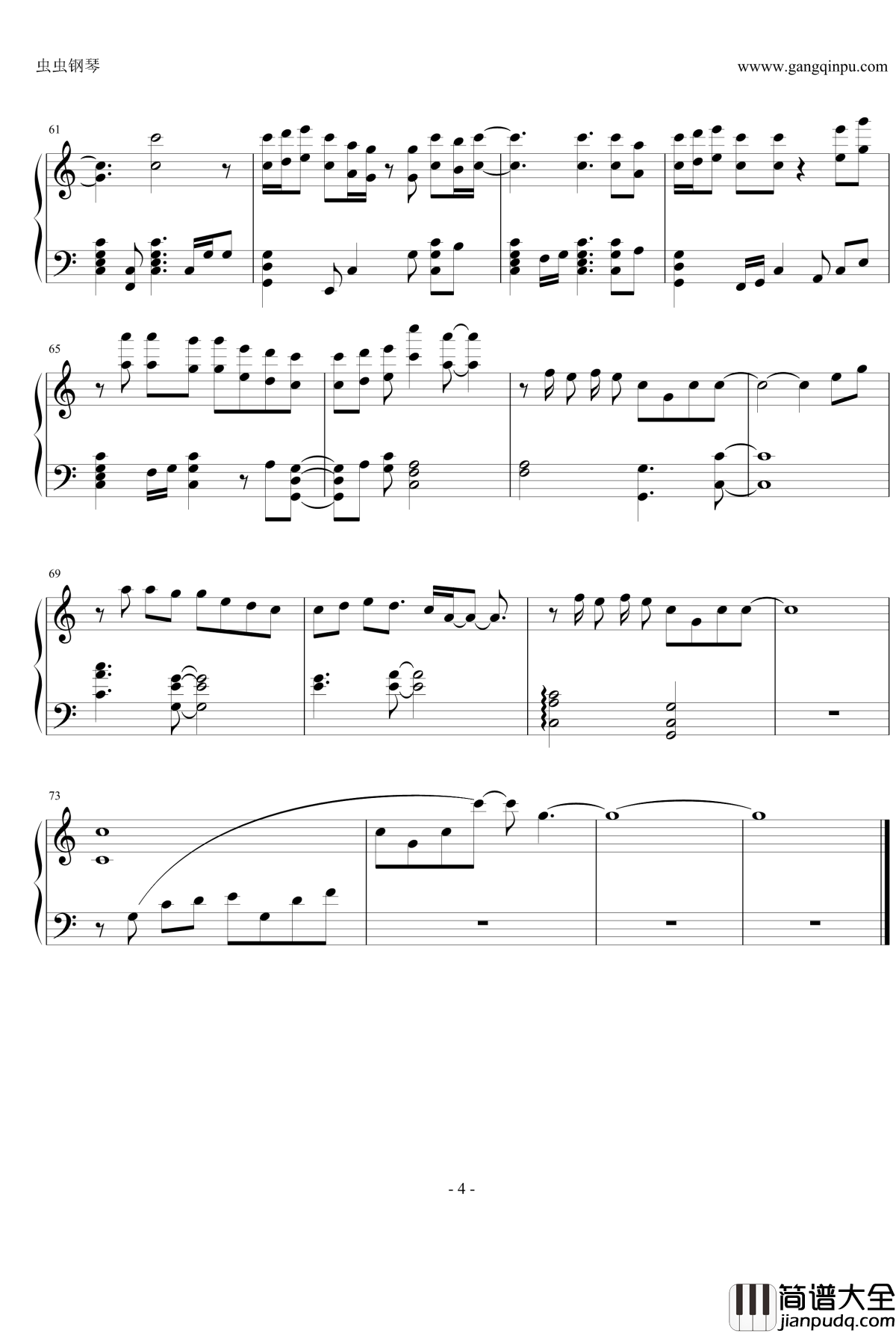 It's_The_Right_Time钢琴谱_寄生兽ED