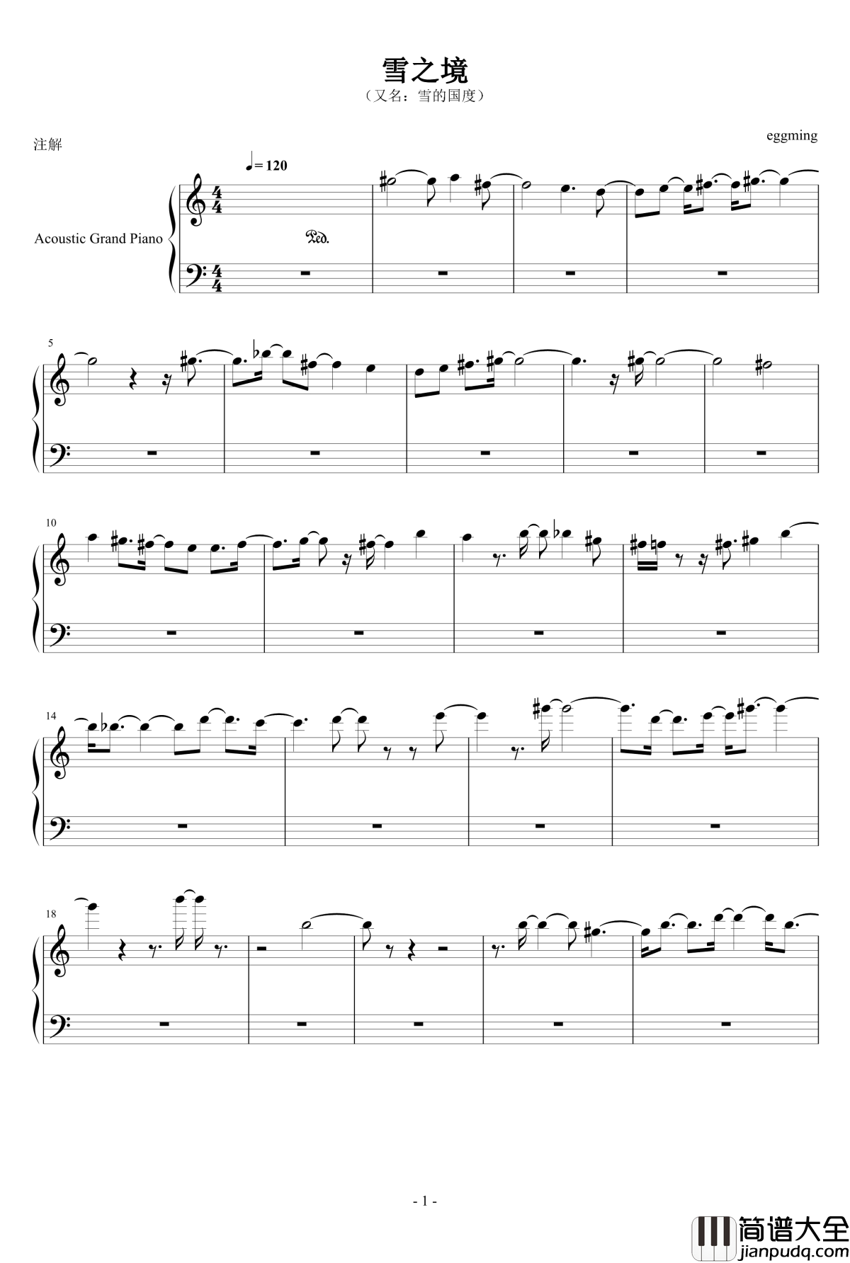 Under_the_Sea钢琴谱_小美人鱼