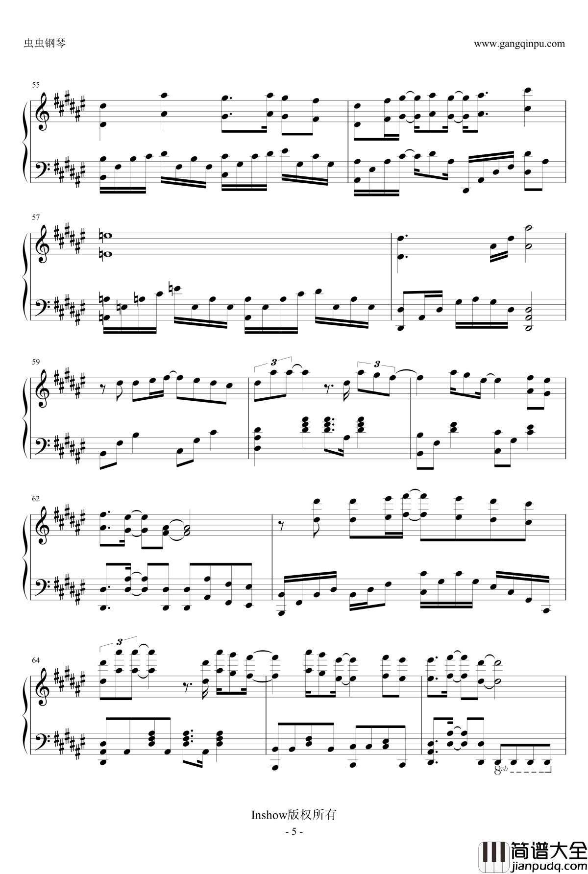 焚情钢琴谱__秦时明月之君临天下_片尾曲_张信哲